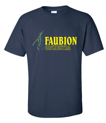 Faubion Orchestra - Neon Violin - Short Sleeve