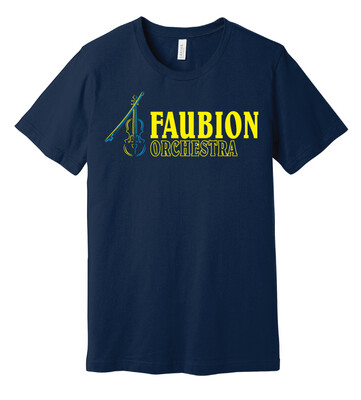 Faubion Orchestra - Neon Violin - Bella+Canvas Short Sleeve