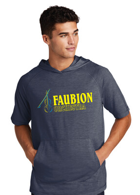 Faubion Orchestra - Neon Violin - Short Sleeve Hoodie