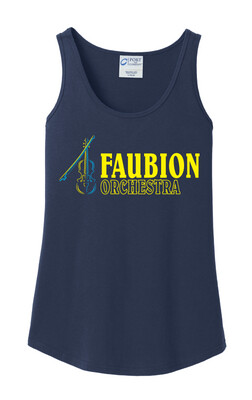 Faubion Orchestra - Neon Violin - Cotton Tank