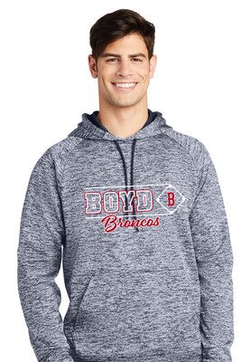 Boyd Baseball - Block Script - Electric Dri-Fit Hoodie