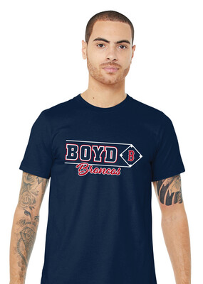 Boyd Baseball - Block Script - Bella+Canvas Short Sleeve