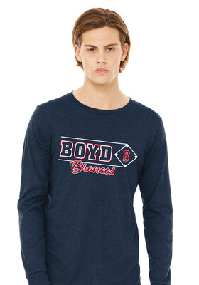 Boyd Baseball - Block Script - Bella+Canvas Long Sleeve