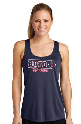 Boyd Baseball - Block Script - Dri-Fit Racerback Tank