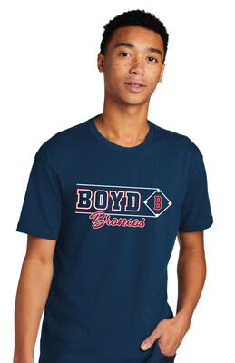 Boyd Baseball - Block Script - Next Level Short Sleeve
