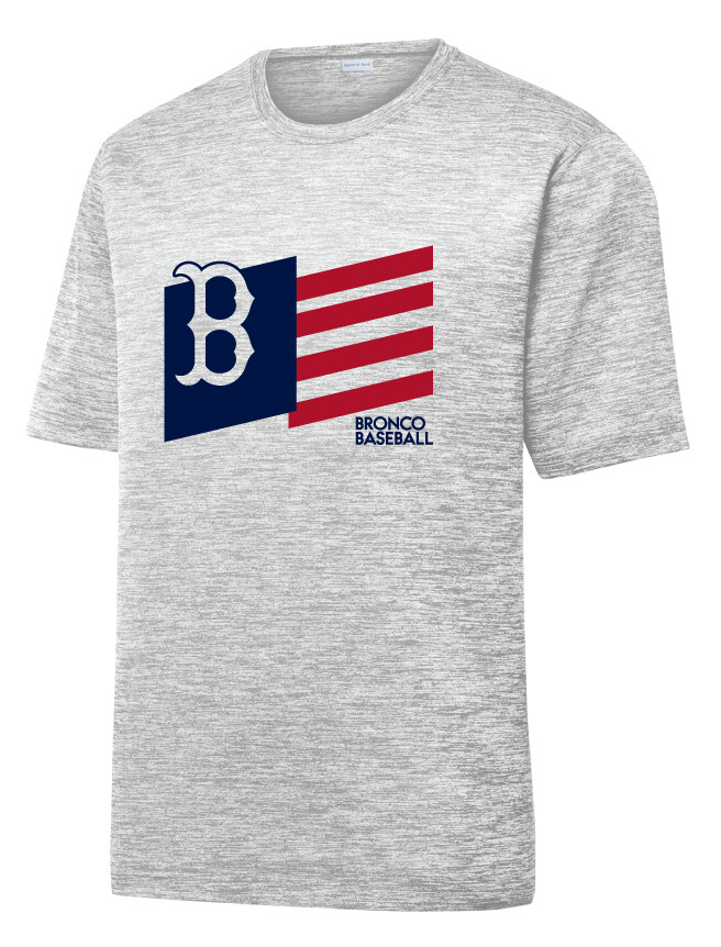Boyd Baseball - Flag - Electric Dri-Fit Short Sleeve, Color: Silver
