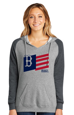 Boyd Baseball - Flag - Lightweight Raglan Hoodie