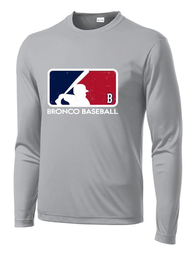 Boyd Baseball - Batter - Dri-Fit Long Sleeve, Color: Silver