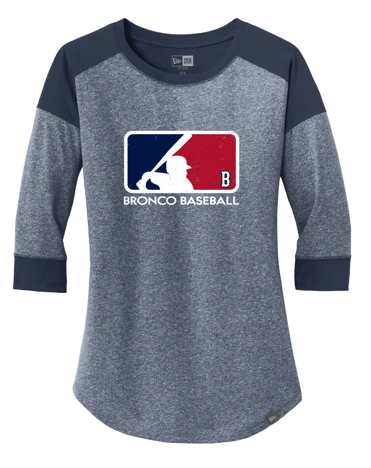 Boyd Baseball - Batter - 3/4 Sleeve Baseball Raglan Tee, Color: True Navy / True Navy