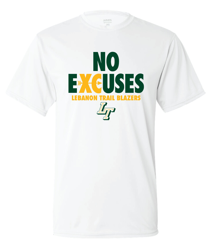 Lebanon Trail XC - No Excuses - Short Sleeve, Color: White