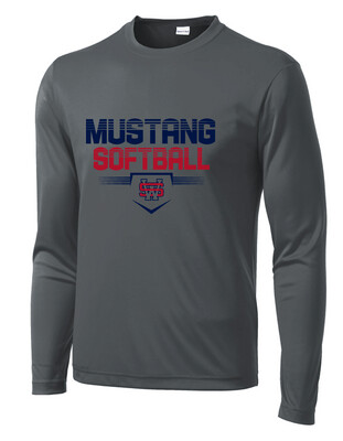 USW Softball - Cut Lines - Dri-Fit Long Sleeve