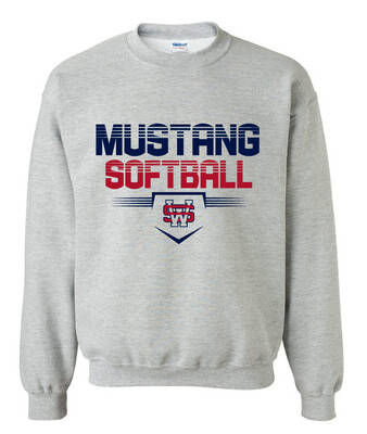 USW Softball - Cut Lines - Crew Sweatshirt