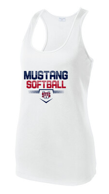 USW Softball - Cut Lines - Dri-Fit Racerback Tank