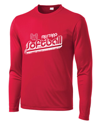 USW Softball - Groovy Shadow - Dri-Fit Long Sleeve