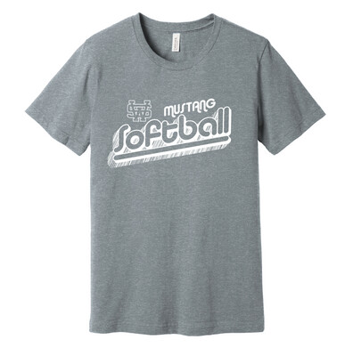 USW Softball - Groovy Shadow - Bella+Canvas Short Sleeve