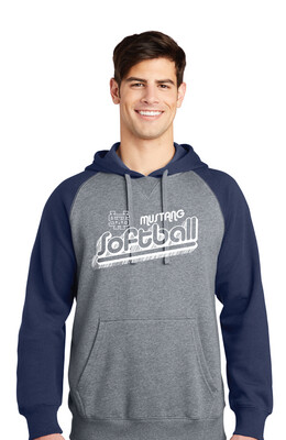 USW Softball - Groovy Shadow - Raglan Hoodie