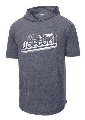 USW Softball - Groovy Shadow - Short Sleeve Hoodie