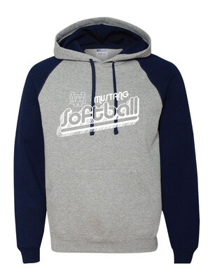 USW Softball - Groovy Shadow - Raglan Hoodie