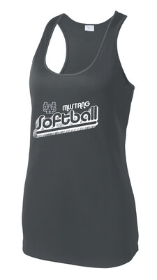 USW Softball - Groovy Shadow - Dri-Fit Racerback Tank