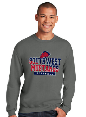 USW Softball - Two Tone - Crew Sweatshirt