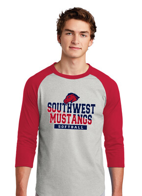 USW Softball - Two Tone - Raglan Baseball