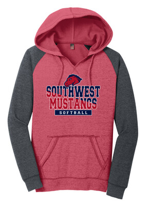 USW Softball - Two Tone - Lightweight Raglan Hoodie