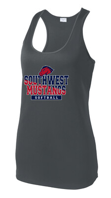 USW Softball - Two Tone - Dri-Fit Racerback Tank