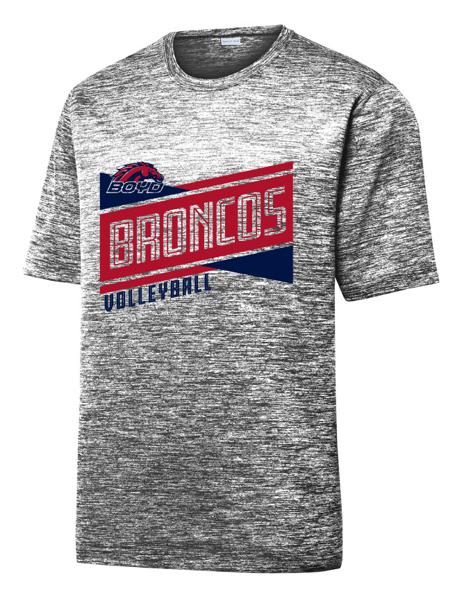 Boyd VB - Criss Cross - Electric Dri-Fit Short Sleeve, Garment Color: White Black