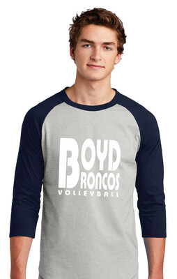 Boyd VB - Retro Block - Raglan Baseball