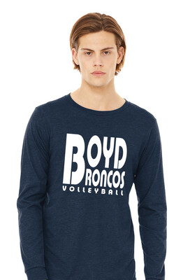 Boyd VB - Retro Block - Bella+Canvas Long Sleeve