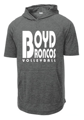 Boyd VB - Retro Block - Short Sleeve Hoodie