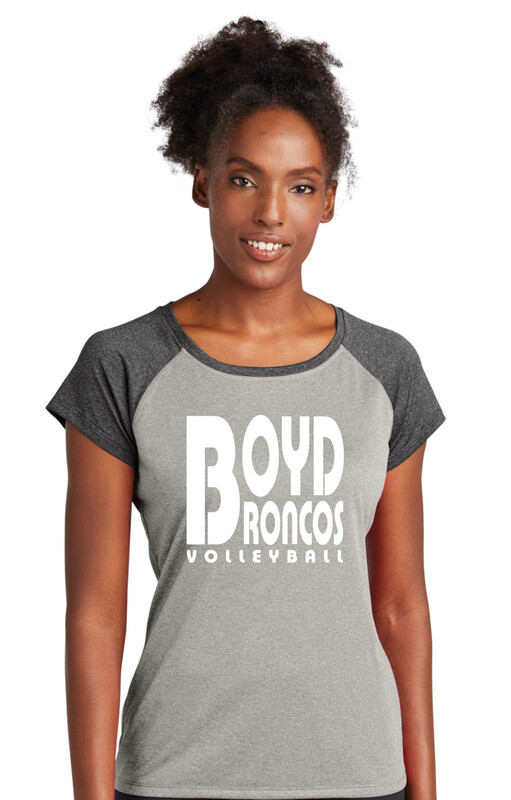 Boyd VB - Retro Block - Heather Scoop Neck