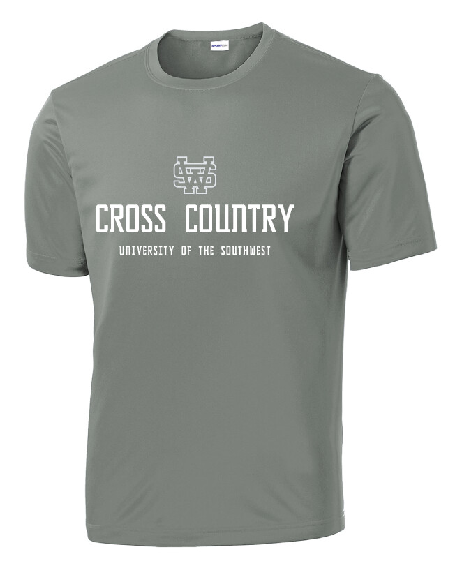 USW XC - Simple - Dri-Fit Short Sleeve, Color: Grey Concrete