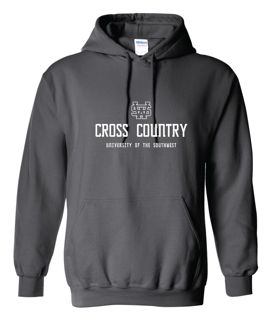 USW XC - Simple - Hoodie, Color: Charcoal