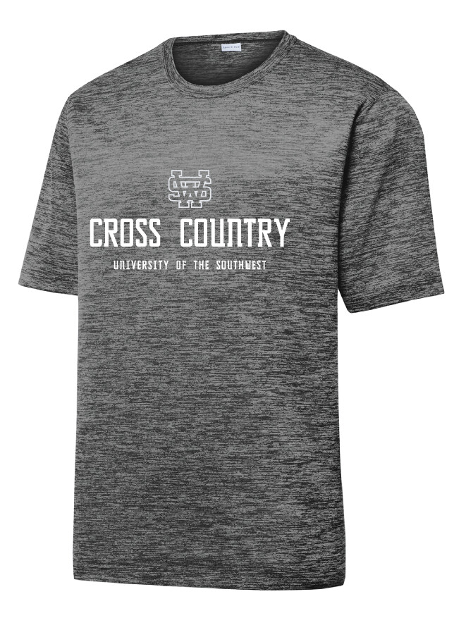 USW XC - Simple - Electric Dri-Fit Short Sleeve, Color: Grey Black