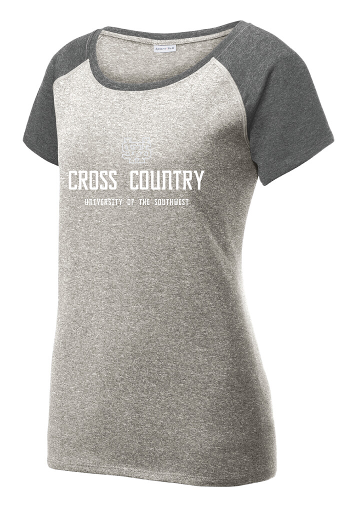 USW XC - Simple - Heather Scoop Neck, Color: Grey / Graphite