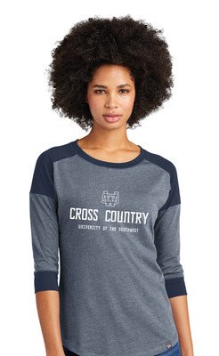 USW XC - Simple - 3/4 Sleeve Baseball Raglan Tee