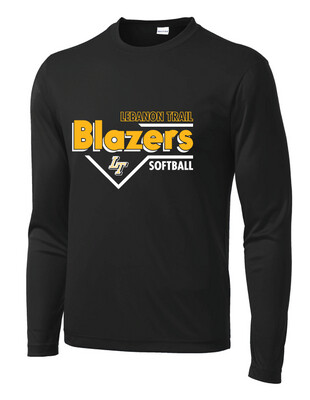 Lebanon Trail Softball - Block - Dri-Fit Long Sleeve
