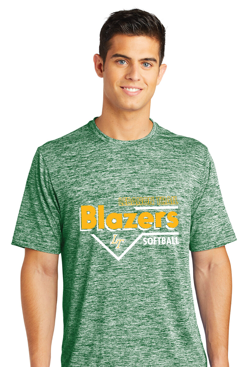 Lebanon Trail Softball - Block - Electric Dri-Fit Short Sleeve
