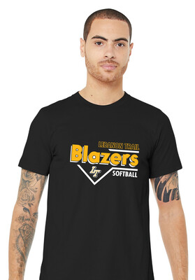 Lebanon Trail Softball - Block - Bella+Canvas Short Sleeve