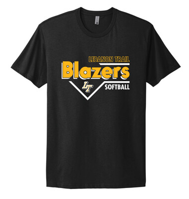 Lebanon Trail Softball - Block - Next Level Short Sleeve