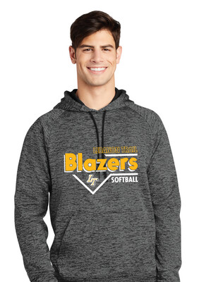 Lebanon Trail Softball - Block - Electric Dri-Fit Hoodie