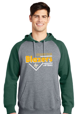 Lebanon Trail Softball - Block - Raglan Hoodie