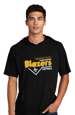 Lebanon Trail Softball - Block - Short Sleeve Hoodie