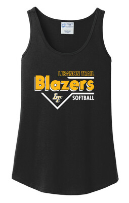 Lebanon Trail Softball - Block - Cotton Tank