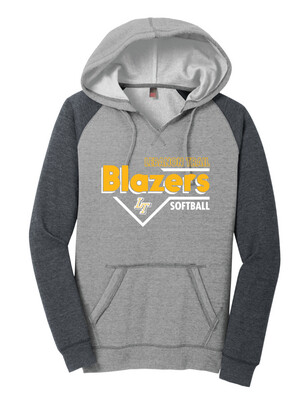 Lebanon Trail Softball - Block - Lightweight Raglan Hoodie