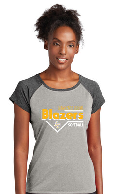 Lebanon Trail Softball - Block - Heather Scoop Neck