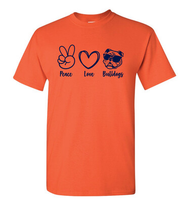Peace Love Bulldogs