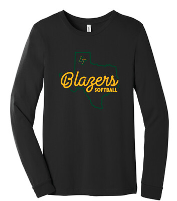 Lebanon Trail Softball - Texas - Bella+Canvas Long Sleeve