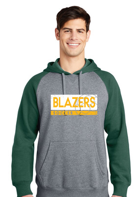Lebanon Trail Boys Soccer - Rectangle - Raglan Hoodie